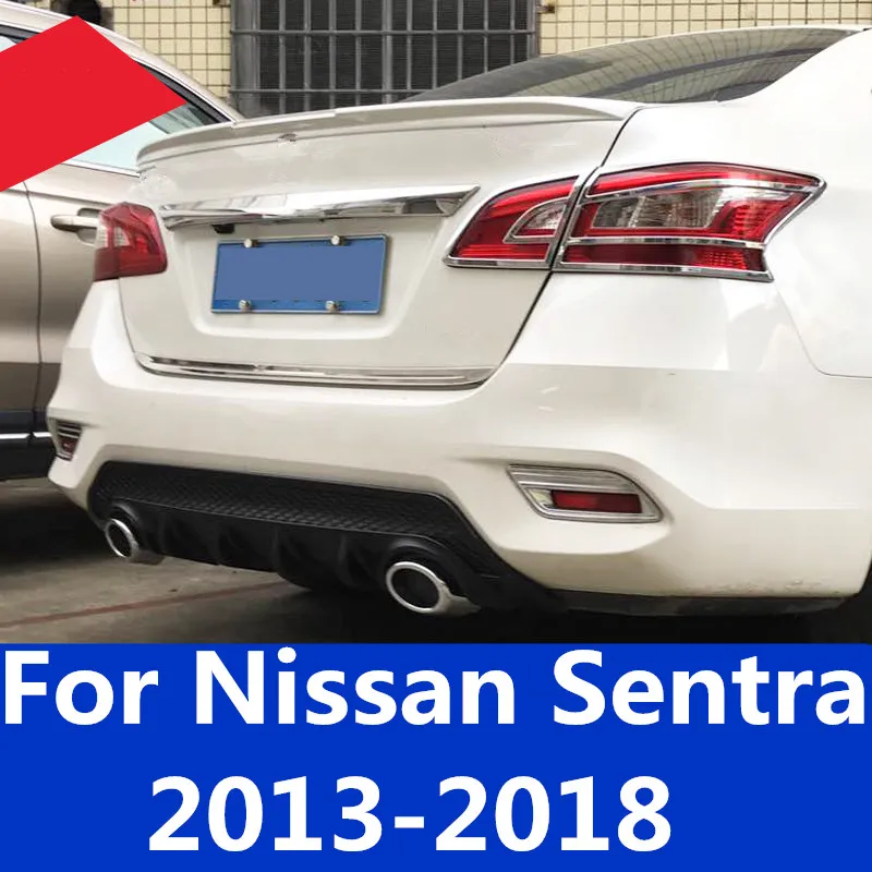 Задний спойлер для Nissan Sentra 2013 2018 диффузор заднего бампера аксессуары украшения