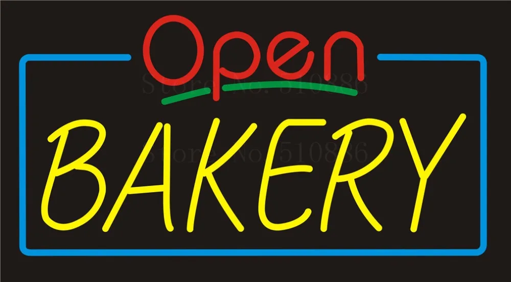 NEON Sign Board For Food Bakery Open Bagels Real GLASS Tube Restaurant Signboard Display Store Shop Light Custom Signs 17*14
NEON Sign Board For Food Bakery Open Bagels Real GLASS Tube Restaurant Signboard Display Store Shop Light Custom Signs 17*14