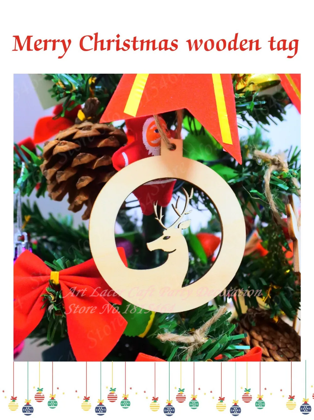 60pcs Christmas Tree Decoration Deer Wooden Tags Christmas Ornaments Deer Tag New Year Holiday Party Navidad Home Decor
60pcs Christmas Tree Decoration Deer Wooden Tags Christmas Ornaments Deer Tag New Year Holiday Party Navidad Home Decor