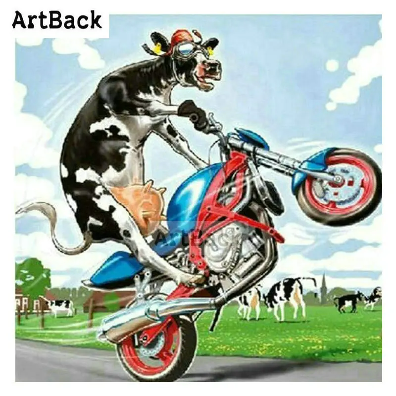 Full square drill cartoon 5d diamond painting cow motorcycle 3d diamond mosaic kids gift diamond embroidery sticker
Full square drill cartoon 5d diamond painting cow motorcycle 3d diamond mosaic kids gift diamond embroidery sticker