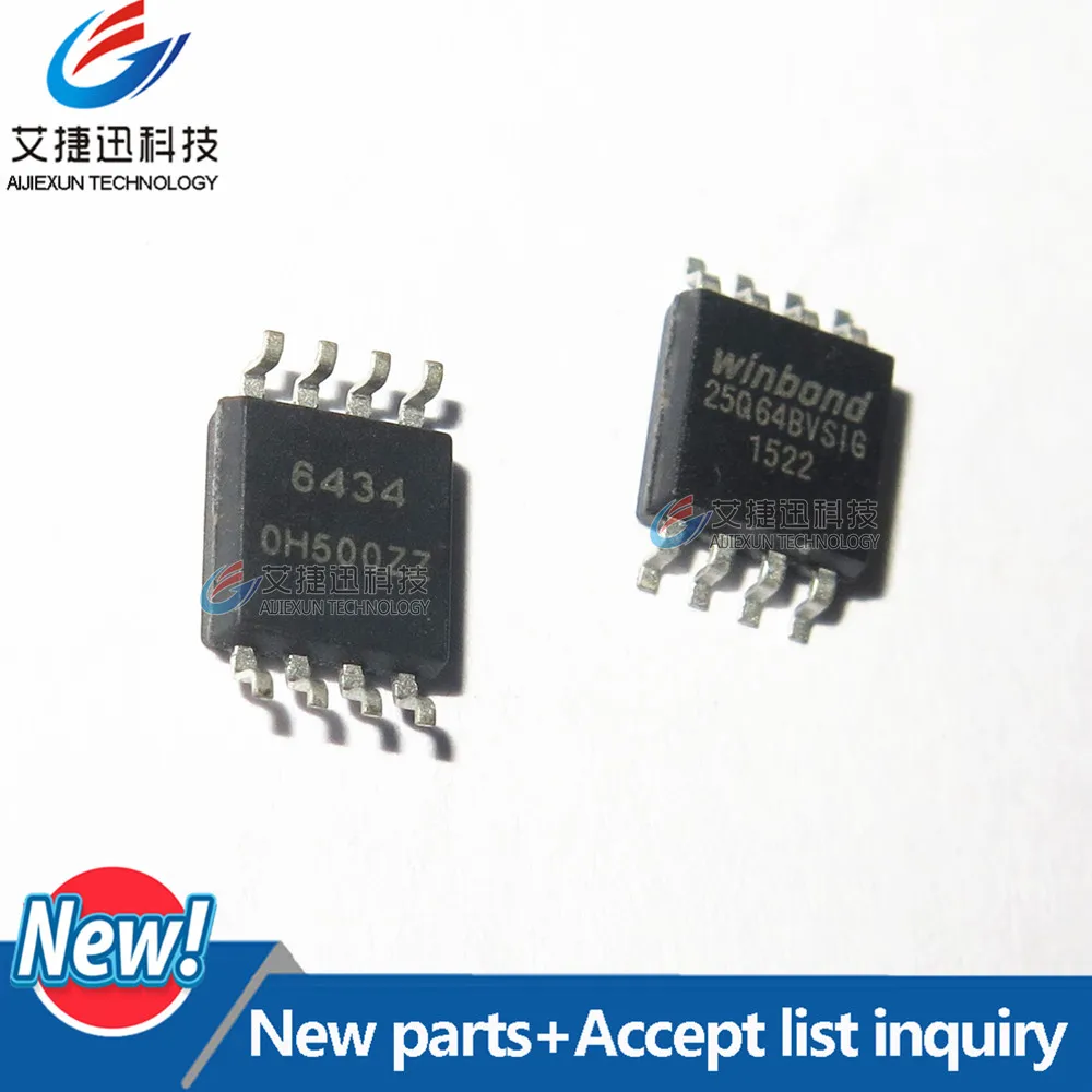 20Pcs W25Q64BVSSIG 25Q64BVSIG SOP8 64M-BIT SERIAL FLASH MEMORY WITH DUAL AND QUAD SPI New and original
20Pcs W25Q64BVSSIG 25Q64BVSIG SOP8 64M-BIT SERIAL FLASH MEMORY WITH DUAL AND QUAD SPI New and original