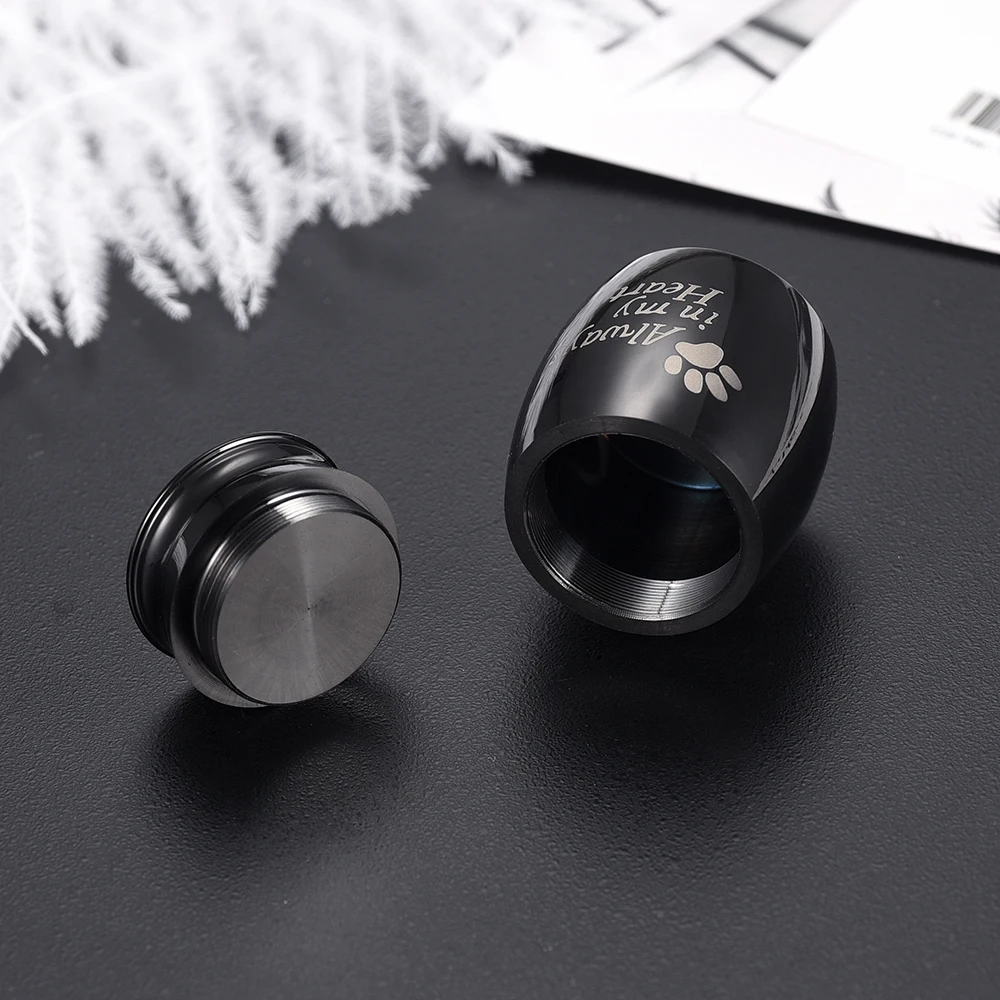 Cheap 316L Stainless Steel Cremation Urns For Pet Ashes - Hold Dog/Cat Paw Print Always In My Heart Memorial Casket For Animal
Cheap 316L Stainless Steel Cremation Urns For Pet Ashes - Hold Dog/Cat Paw Print Always In My Heart Memorial Casket For Animal