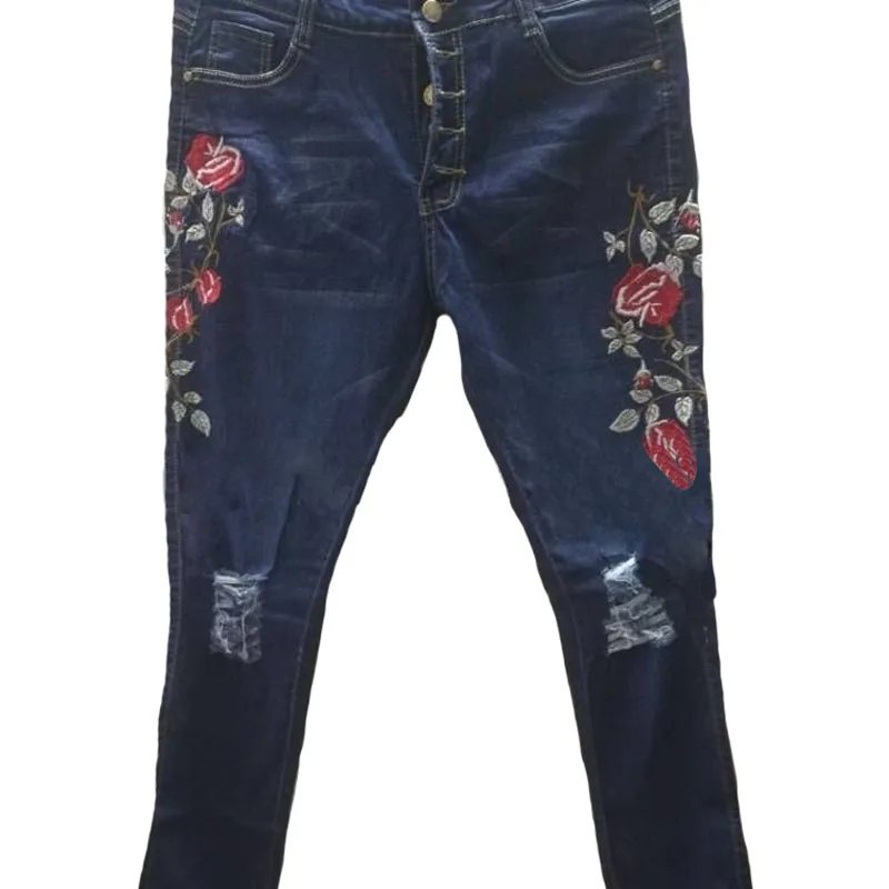 2017 Women Jeans Fashion New Style Hole Jeans Straight Holes Embroidered High-Stretch Jeans Plus Size S-3XL
2017 Women Jeans Fashion New Style Hole Jeans Straight Holes Embroidered High-Stretch Jeans Plus Size S-3XL
