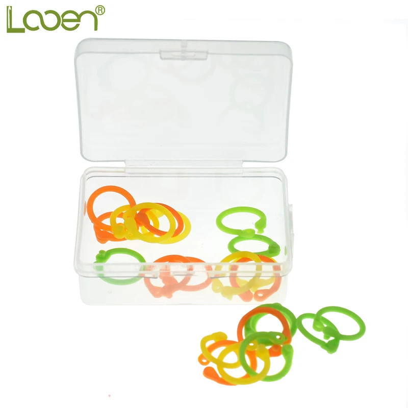 Looen Brand 24Pcs/set Silicone Stitch Markers With Box Knitting Crochet Locking Markers Crochet Latch Knitting Tools
Looen Brand 24Pcs/set Silicone Stitch Markers With Box Knitting Crochet Locking Markers Crochet Latch Knitting Tools