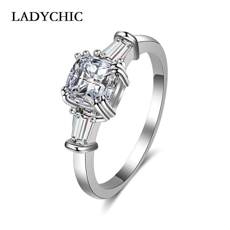 LADYCHIC Brand New Design Fashion Silver Color Zircon Crystal Rings for Women Wedding Trendy Ring Anniversary Jewelry LR1011
LADYCHIC Brand New Design Fashion Silver Color Zircon Crystal Rings for Women Wedding Trendy Ring Anniversary Jewelry LR1011
