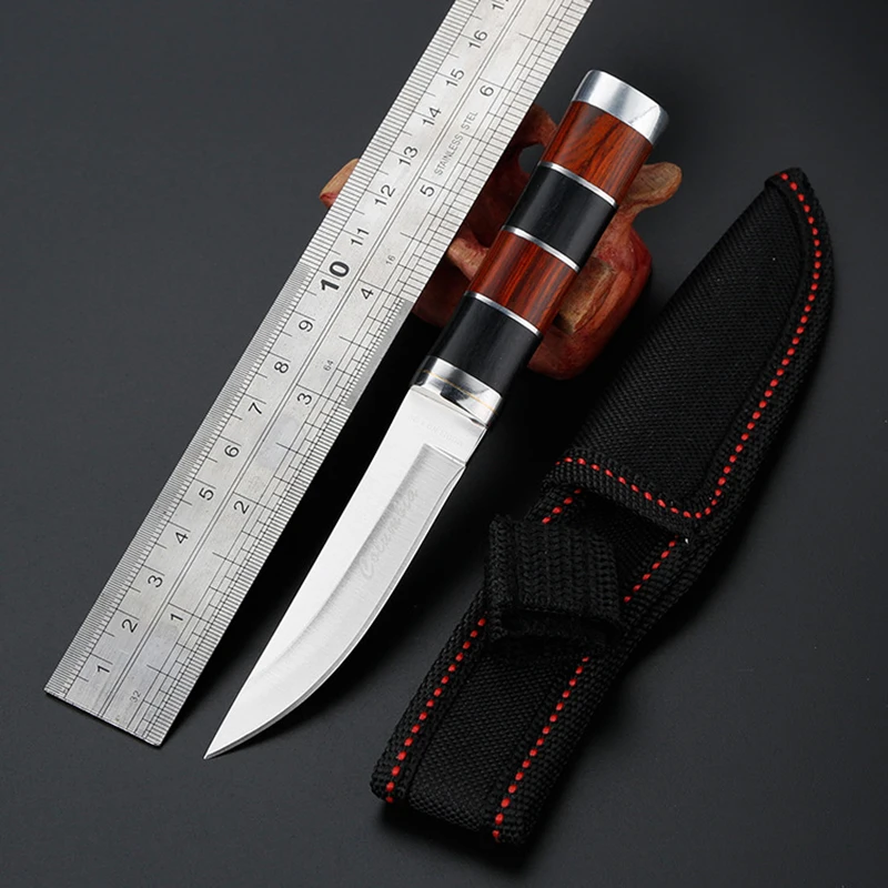 CS COLD 3CR13 52HRC fixed blade knife outdoor tactical survival pocket knifes mini stainless steel fruit knives+ sheath
CS COLD 3CR13 52HRC fixed blade knife outdoor tactical survival pocket knifes mini stainless steel fruit knives+ sheath
