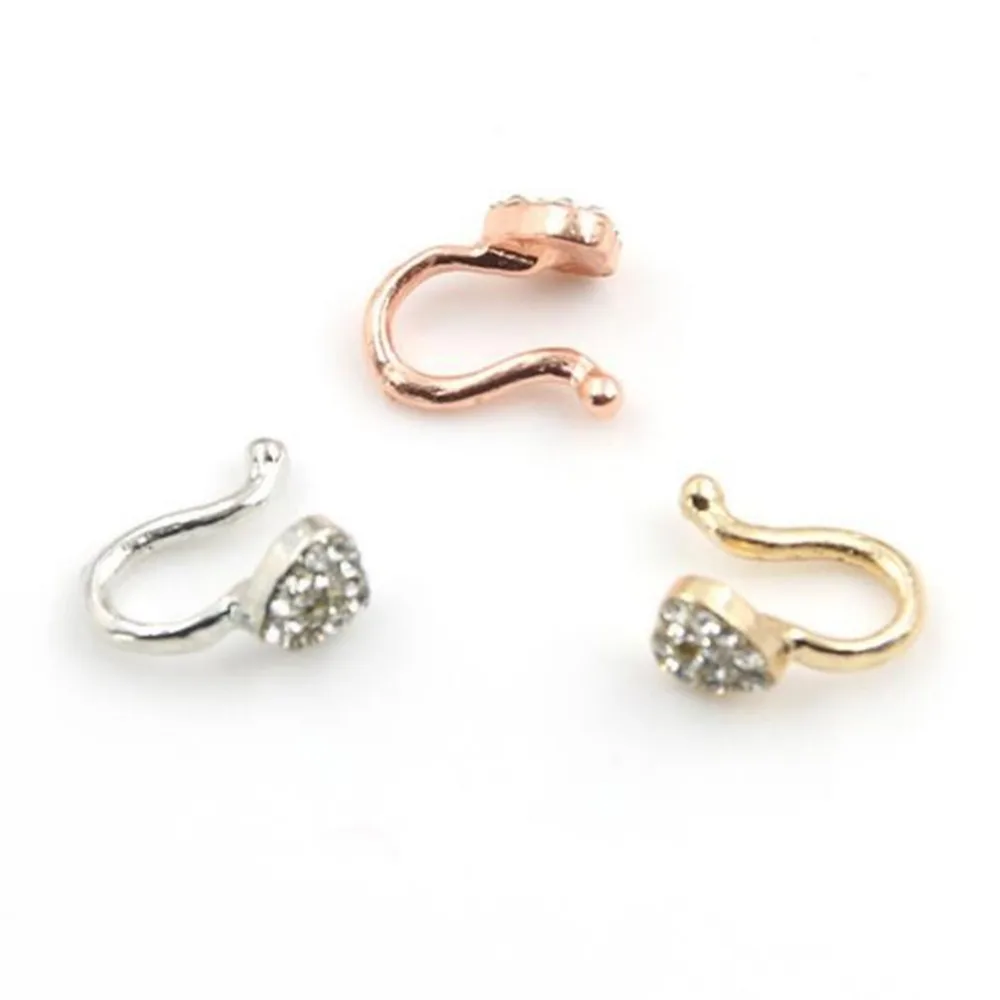 Кольцо для пирсинга носа из нержавеющей стали круглой формы 1 шт.|body jewelry|nose ringpiercing