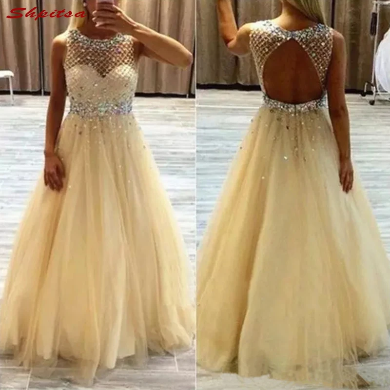 Champagne Mother of the Bride Dresses for Wedding Crystal Beaded A Line Evening Prom Groom Godmother Dinner Dresses
Champagne Mother of the Bride Dresses for Wedding Crystal Beaded A Line Evening Prom Groom Godmother Dinner Dresses