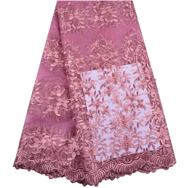 2018 Embroidery Mesh Tulle Lace Fabric 5 Yards Flower Pattern Beaded African Lace Fabrics Wholesale For Wedding Party 1289
2018 Embroidery Mesh Tulle Lace Fabric 5 Yards Flower Pattern Beaded African Lace Fabrics Wholesale For Wedding Party 1289