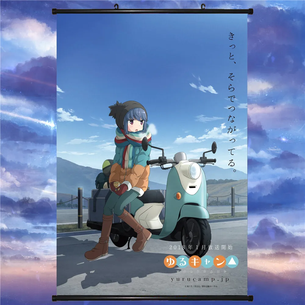 Japanese Decorative Picture Anime Laid-Back Camp Kagamihara Nadeshiko & Shima Rin & Inuyama Aoi Home Decor Wall Scroll Poster
Japanese Decorative Picture Anime Laid-Back Camp Kagamihara Nadeshiko & Shima Rin & Inuyama Aoi Home Decor Wall Scroll Poster