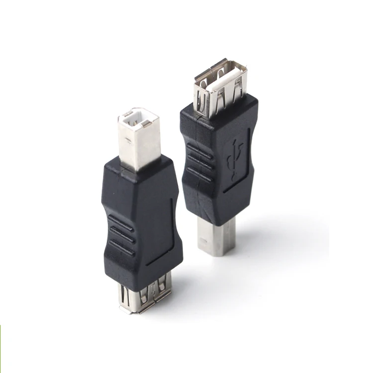 USB 2.0 A Female To B Male Adapter Connector AF To BM Converter Mini Portable Black Adapter For PC Computer Phone Printer
USB 2.0 A Female To B Male Adapter Connector AF To BM Converter Mini Portable Black Adapter For PC Computer Phone Printer