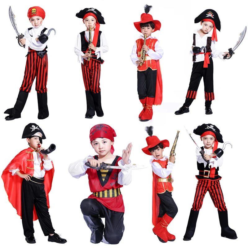 N AliExpress new boys pirate captain Halloween costume masquerade costume performance clothing Children's costumes
N AliExpress new boys pirate captain Halloween costume masquerade costume performance clothing Children's costumes