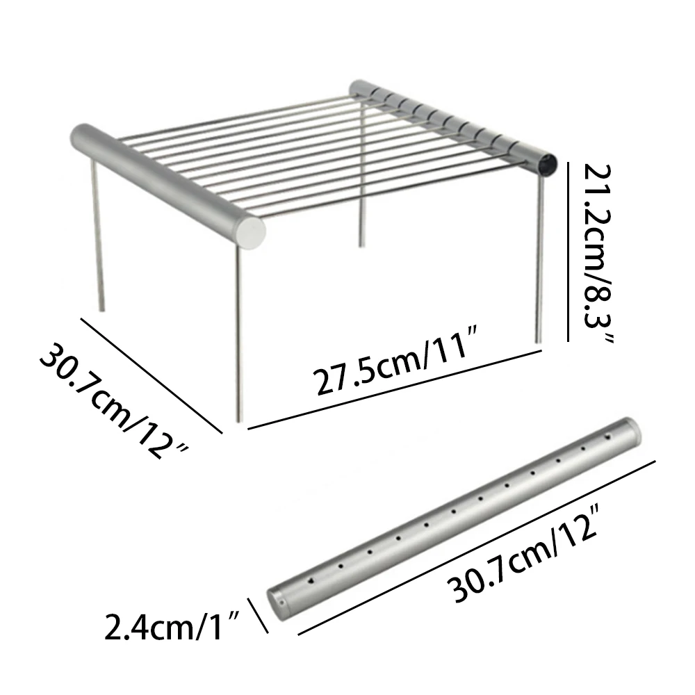 Foldable Stainless Steel BBQ Grilling Rack Stainless Steel BBQ Skewers Picnic Barbecue Cooking Tool outdoor yard party
Foldable Stainless Steel BBQ Grilling Rack Stainless Steel BBQ Skewers Picnic Barbecue Cooking Tool outdoor yard party