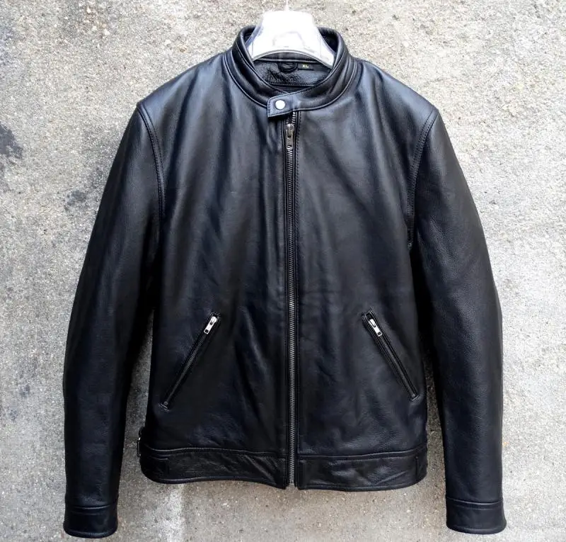 2023 winter new men's genuine cowhide leather coat with detachable lining male short jacket black plus oversize xxxl 2xl 3xl
2023 winter new men's genuine cowhide leather coat with detachable lining male short jacket black plus oversize xxxl 2xl 3xl