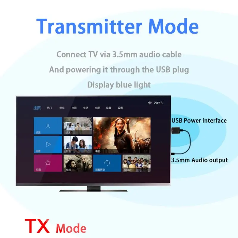2019 USB Bluetooth Receiver Transmitters Wireless 3.5mm Audio Music Stereo Adapter Dongle for TV PC Bluetooth Speaker Headphon
2019 USB Bluetooth Receiver Transmitters Wireless 3.5mm Audio Music Stereo Adapter Dongle for TV PC Bluetooth Speaker Headphon