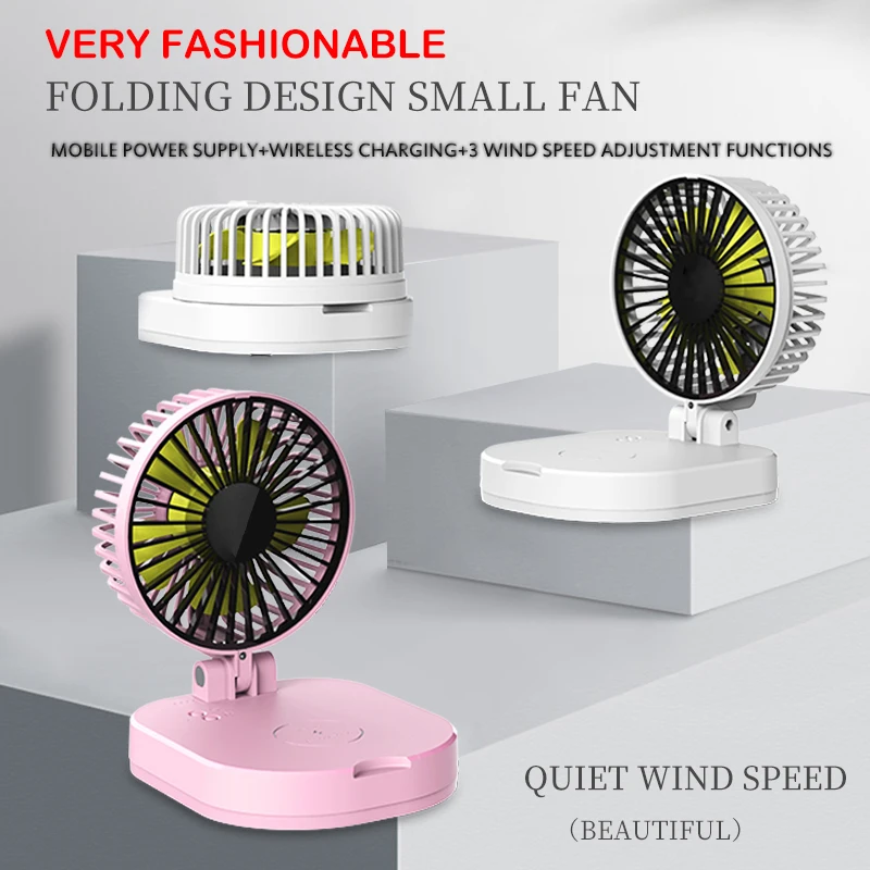 Portable Silent Mini Fan Student Electric Fan Chargeable Small Desktop Fan Wireless Charging USB 10000Am FAN-20
Portable Silent Mini Fan Student Electric Fan Chargeable Small Desktop Fan Wireless Charging USB 10000Am FAN-20