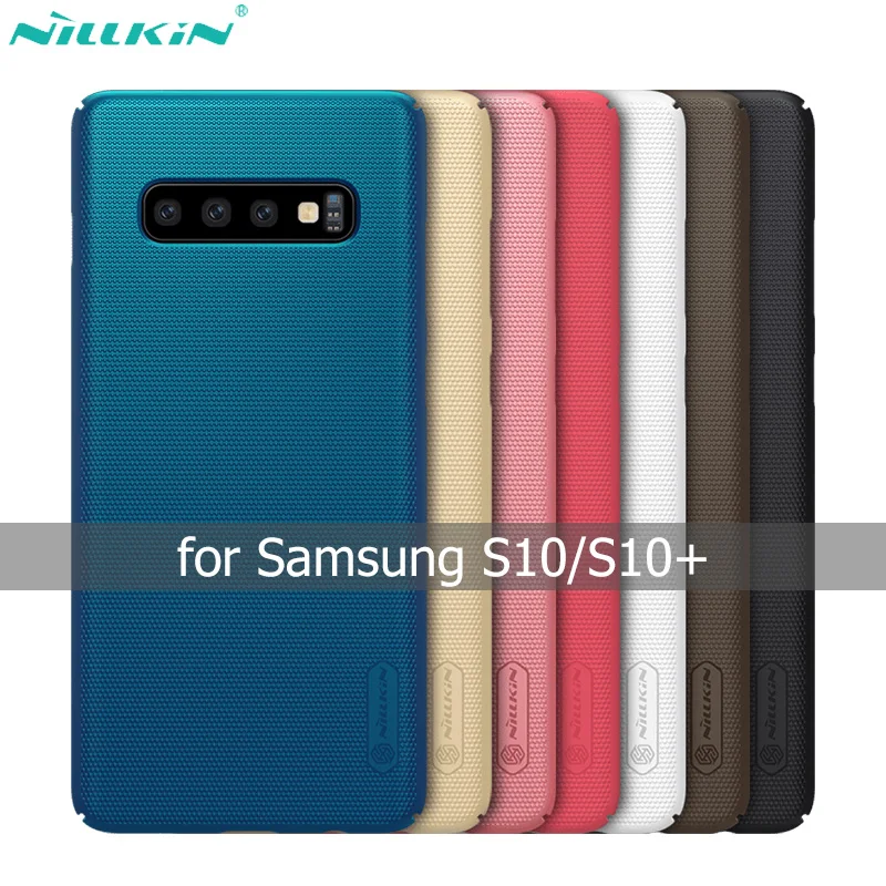 Чехол Nillkin для Samsung Galaxy S10 чехол + суперматовый защитный жесткий из поликарбоната