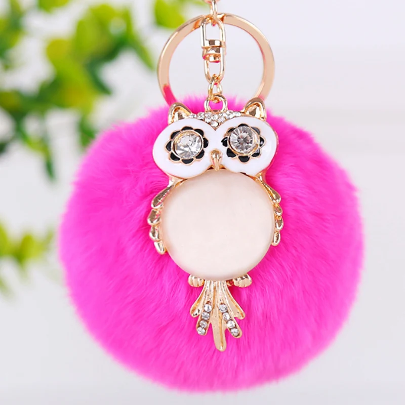 Hot Sale Rhinestones 100% Real Rabbit Fur Ball Plush Keychain Car Key Chain for Women Bag Pendant GL5000
Hot Sale Rhinestones 100% Real Rabbit Fur Ball Plush Keychain Car Key Chain for Women Bag Pendant GL5000