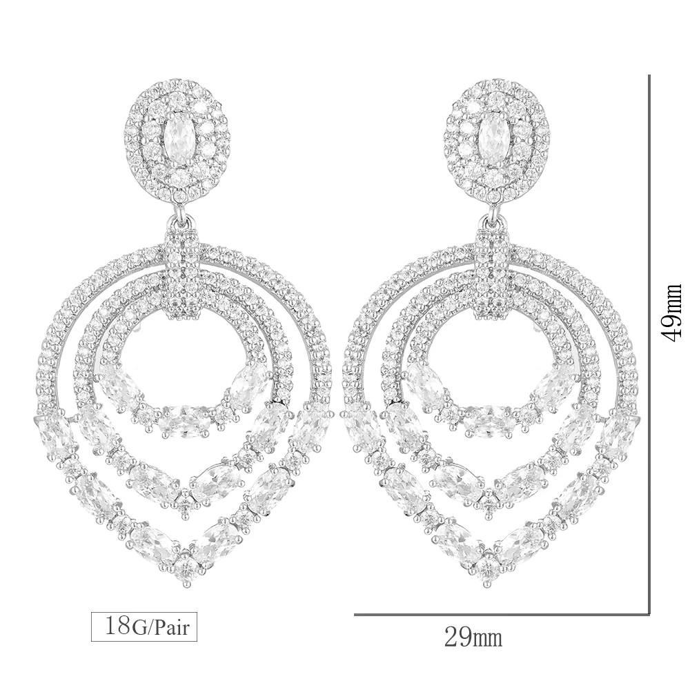 Siscathy 2019 Fashion Jewelry Charms Cubic Zirconia Statement Earrings korean Trendy Big Pendant Drop Dangle Earrings For Women
Siscathy 2019 Fashion Jewelry Charms Cubic Zirconia Statement Earrings korean Trendy Big Pendant Drop Dangle Earrings For Women