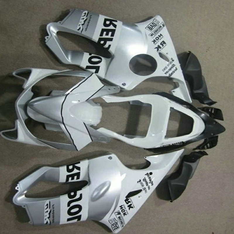 Injection mold Fairing kit for CBR600F4I 01 02 03 CBR600 F4I 2001 2002 2003 ABS REPSOL White silver Fairings set
Injection mold Fairing kit for CBR600F4I 01 02 03 CBR600 F4I 2001 2002 2003 ABS REPSOL White silver Fairings set