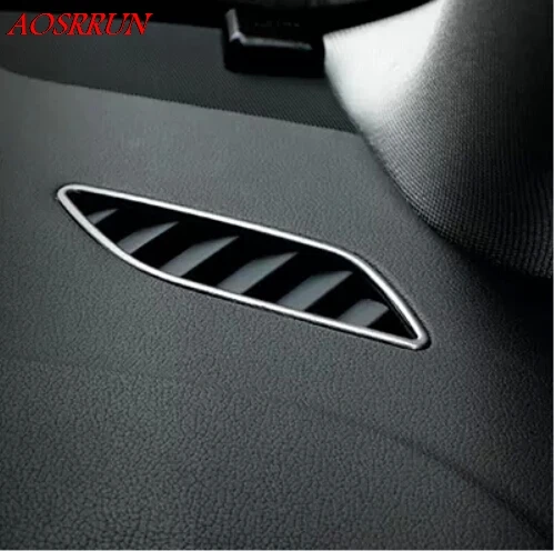 Car front air conditioning vents decal frame cover trim air outlet Stainless steel strip 3D stickers for Audi A4 2013-2015 
Car front air conditioning vents decal frame cover trim air outlet Stainless steel strip 3D stickers for Audi A4 2013-2015