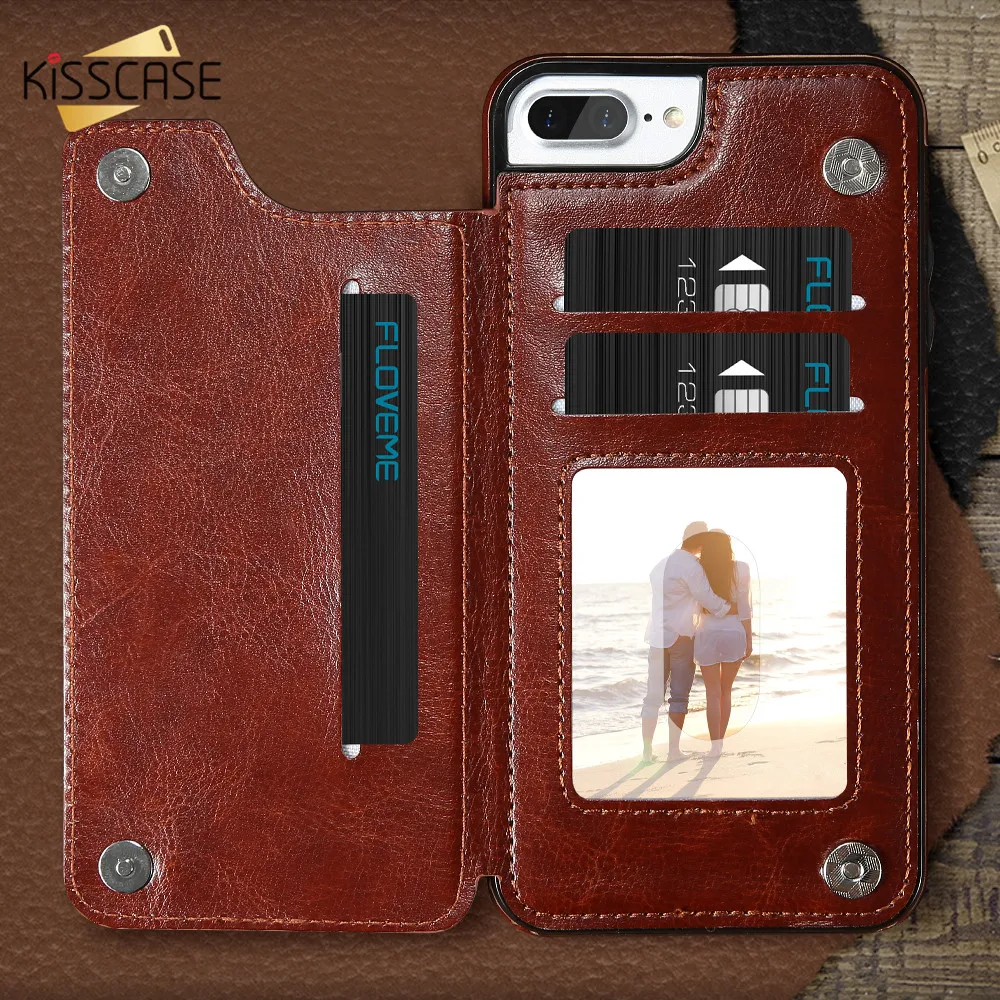 KISSCASE Luxury Flip Leather Wallet Case For iPhone 7 Coque Card Slots Mobile Phone Bags Cover For iPhone 7 7 Plus 7Plus Fundas
KISSCASE Luxury Flip Leather Wallet Case For iPhone 7 Coque Card Slots Mobile Phone Bags Cover For iPhone 7 7 Plus 7Plus Fundas