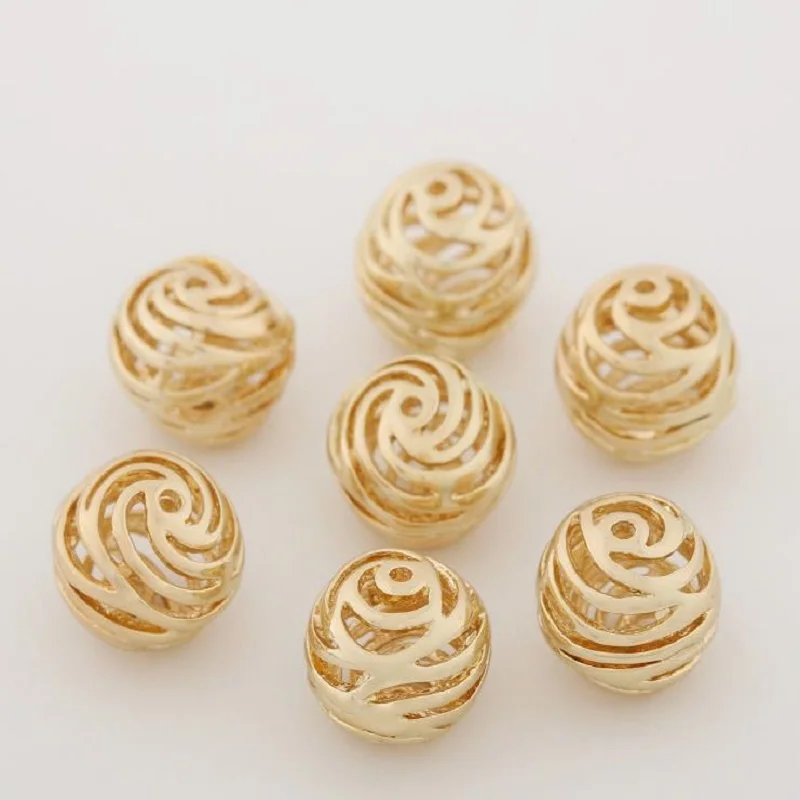 1pc DIY Metal Beads Brass Gold Plated Jewelry Accessories Materials Hollow Ball Beaded Fashion Charm Decorate DIY Craft Supplies
1pc DIY Metal Beads Brass Gold Plated Jewelry Accessories Materials Hollow Ball Beaded Fashion Charm Decorate DIY Craft Supplies