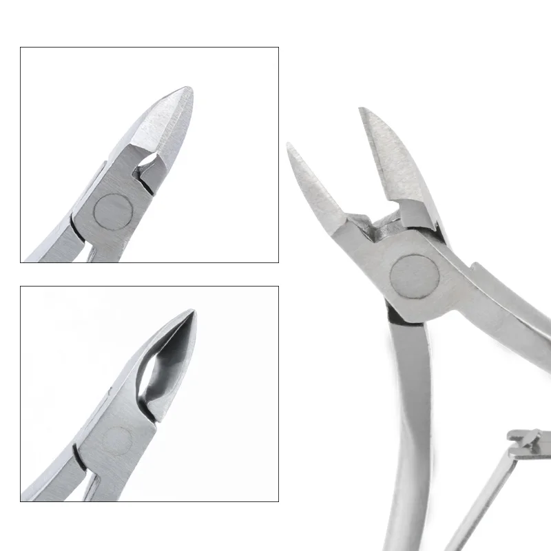 

1Pcs Professional Nail Dead Skin Scissors Care Nail Art Toe Tools Cuticle Nipper Stainless Steel Pliers Manicure Pedicure Tool