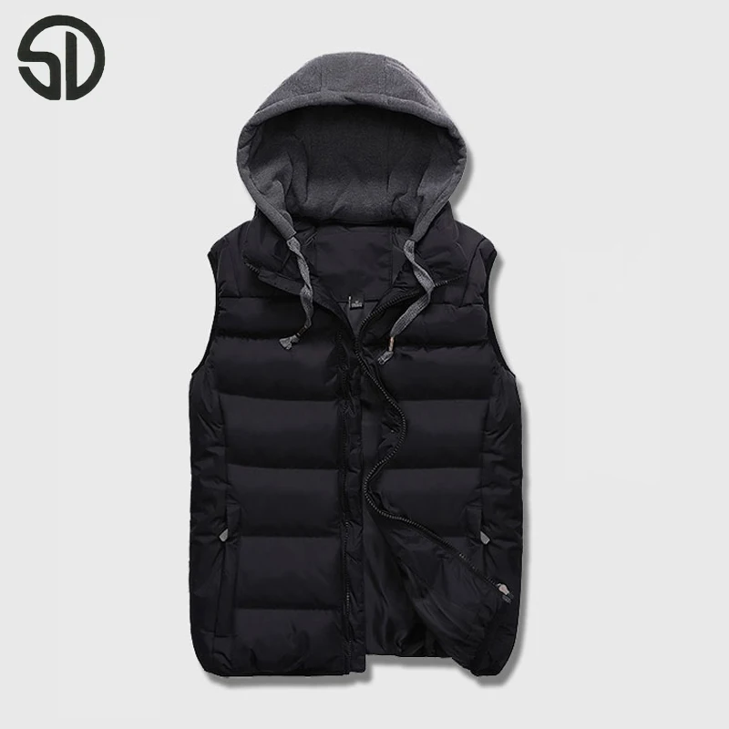 Mens Jacket Sleeveless veste homme Winter Fashion Casual Coats Male Hooded Cotton-Padded Men's Vest men Thickening Waistcoat
Mens Jacket Sleeveless veste homme Winter Fashion Casual Coats Male Hooded Cotton-Padded Men's Vest men Thickening Waistcoat