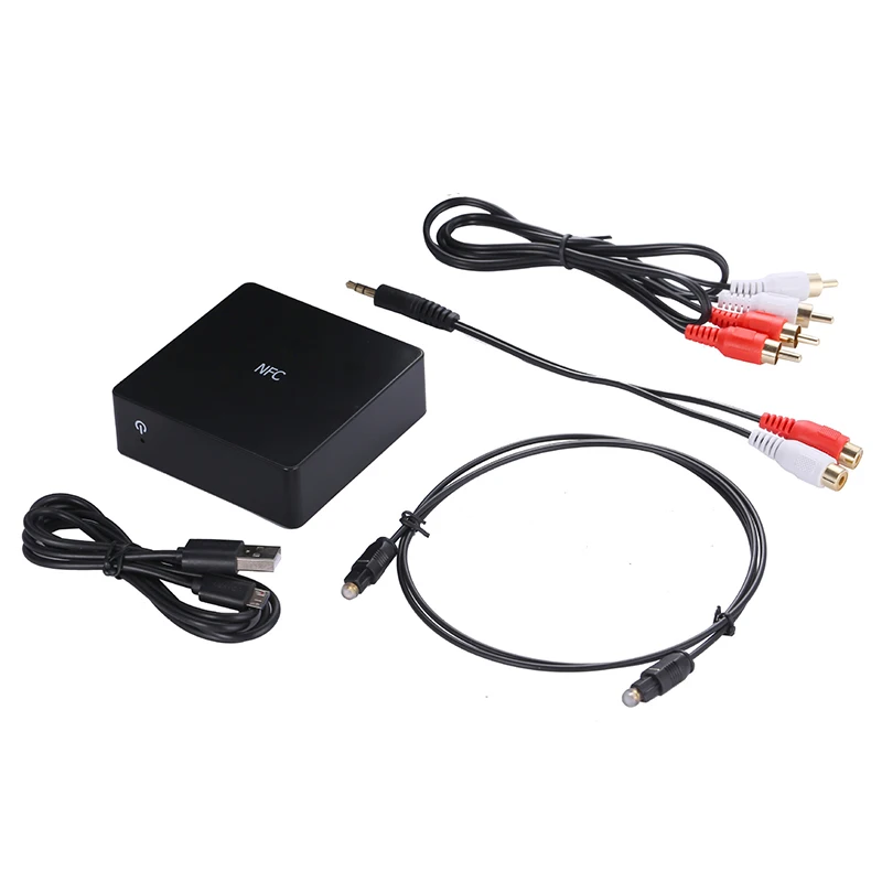 Larryjoe NFC Bluetooth 4.0 Audio Receiver CSR DAC Aptx Wireless Digital Music RCA Optical Output Coaxial/SPDIF | Электроника