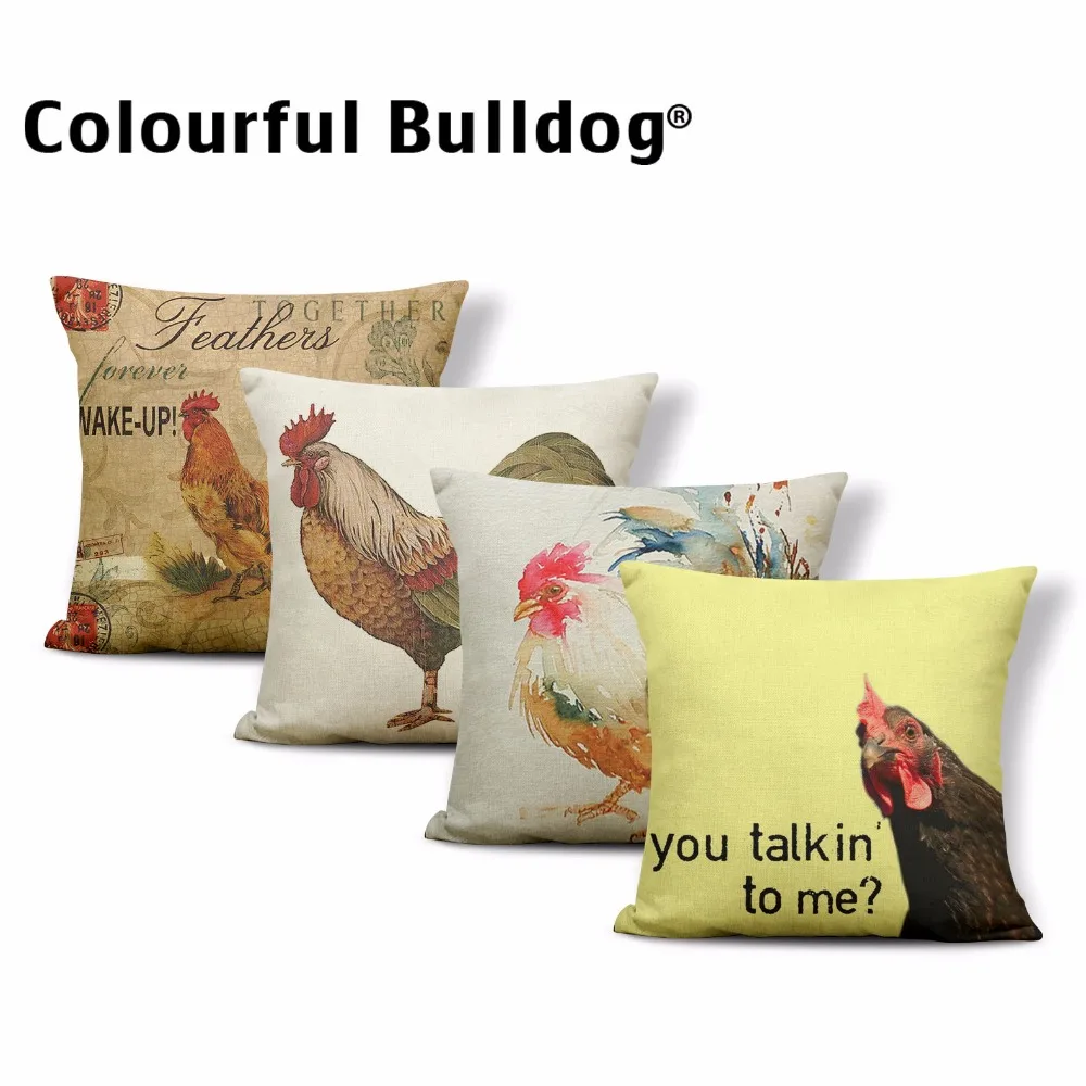 Rooster Pillow Cover Animal Realistic Chicken Cushion Case Oil Painting Hummingbird Bed For Kid Retro Hen Toss Pillow 17.7 Linen
Rooster Pillow Cover Animal Realistic Chicken Cushion Case Oil Painting Hummingbird Bed For Kid Retro Hen Toss Pillow 17.7 Linen