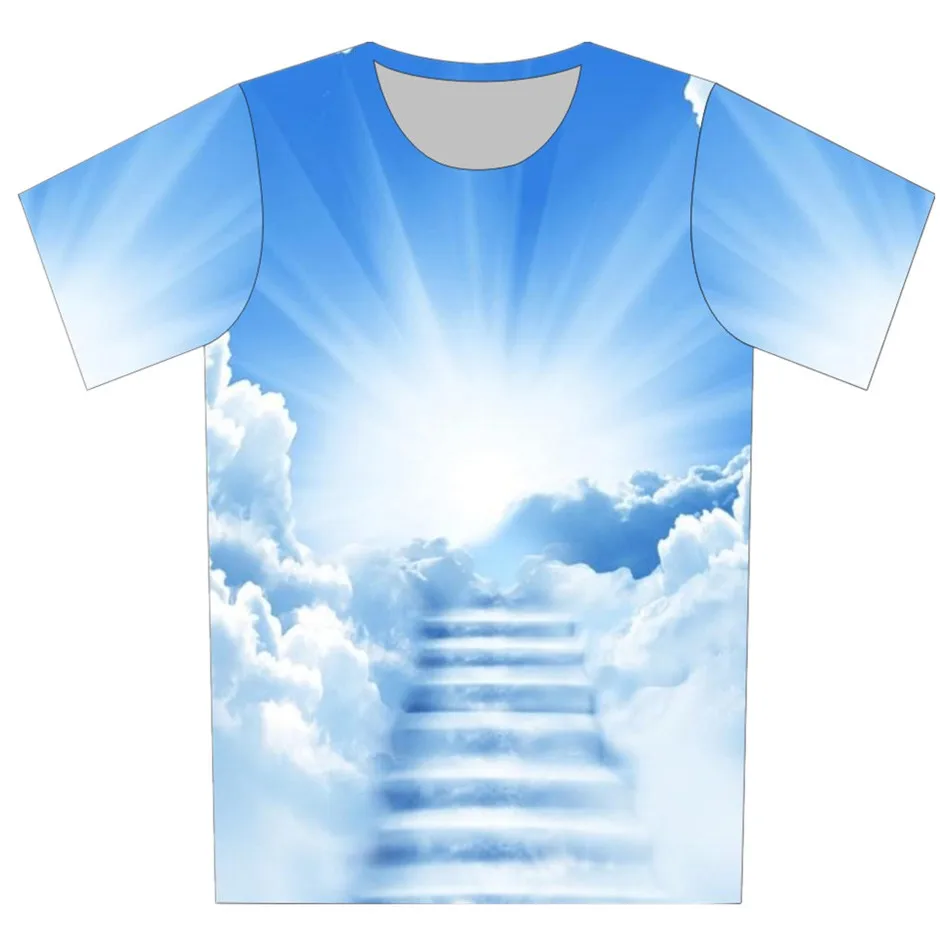 Boys Girls Blue Sky White Cloud Sunny Hurricane Volcano Printing T-shirt Children 3D T shirt 4-20 Years Old Kids Summer Tshirts
Boys Girls Blue Sky White Cloud Sunny Hurricane Volcano Printing T-shirt Children 3D T shirt 4-20 Years Old Kids Summer Tshirts