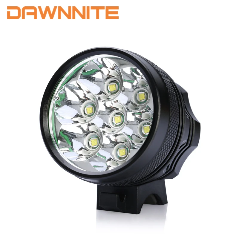 DAWNNITE Waterproof 7x XML T6 LED Bicycle Light Front 8400 Lumen Cycling Bike Light Headlight 7200mAh Rechargeable Battery Pack
DAWNNITE Waterproof 7x XML T6 LED Bicycle Light Front 8400 Lumen Cycling Bike Light Headlight 7200mAh Rechargeable Battery Pack