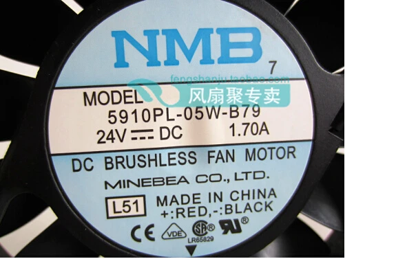 New original NMB 5910PL-05W-B79 24V 1.7A 17cm 172*150*25mm ultra large air flow