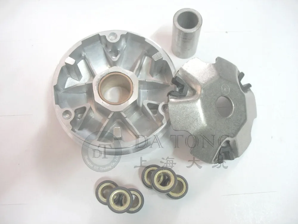 139QMA Variator Set with Copper Rollers For QJ Keeway Chinese 50 80cc GY6 Scooter Honda Dio ZX ATV Moped Spare Part
139QMA Variator Set with Copper Rollers For QJ Keeway Chinese 50 80cc GY6 Scooter Honda Dio ZX ATV Moped Spare Part