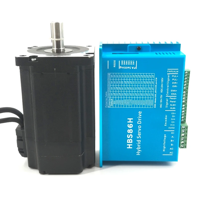 Nema 34 86EBP145ALC 8.5N.m Закрытая петля шаговый двигатель комплект Hybird сервопривод HBS86H + 86 2