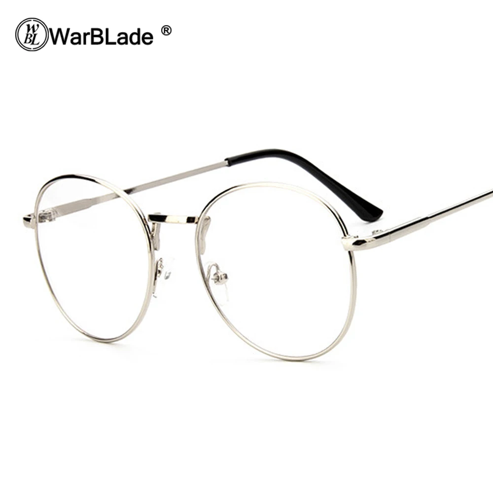 Мужские и женские винтажные очки WarBLade в ретро-стиле с круглой оправой