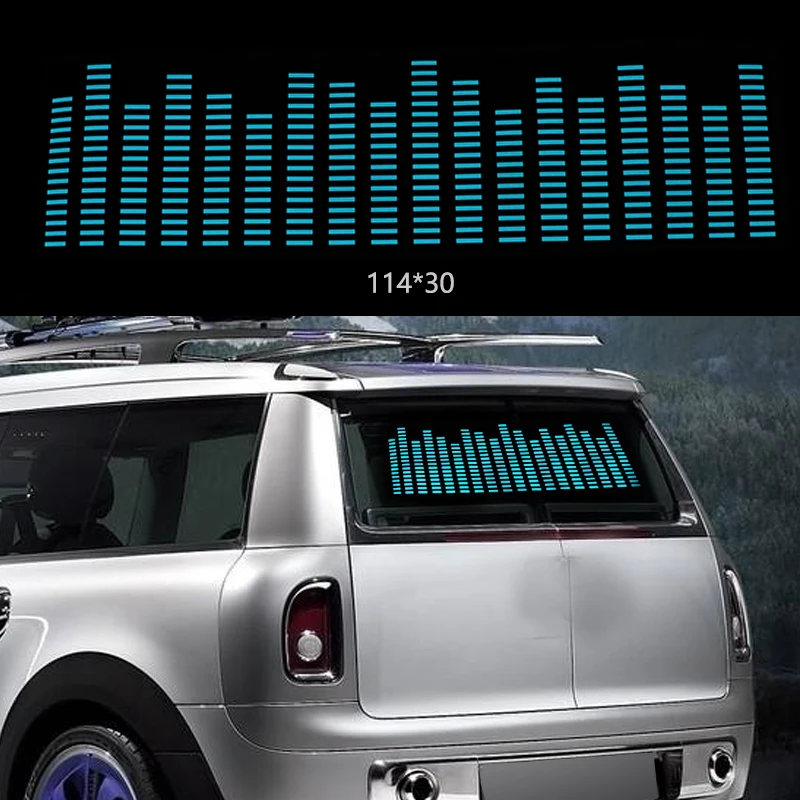 Car Blue LED Music Rhythm Flash Light Sound Activated Sensor Equalizer Rear Windshield Sticker Styling Neon Lamp
Car Blue LED Music Rhythm Flash Light Sound Activated Sensor Equalizer Rear Windshield Sticker Styling Neon Lamp