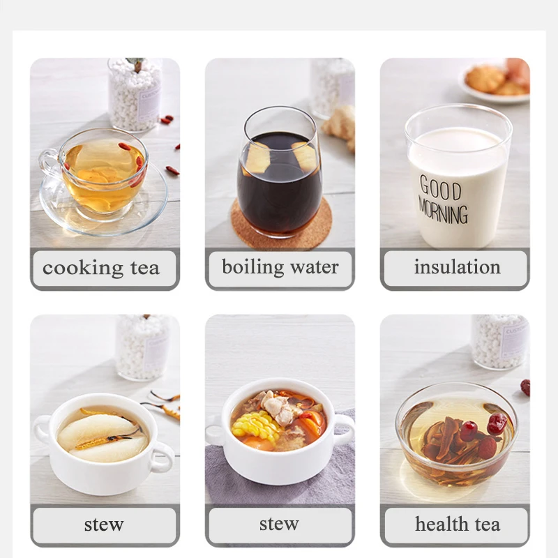 Kbxstart Auto Electric Smart Thickened Glass Kettle Mini 0.6L Travel Multifuction 220V Portable Kettle Water Milk Tea Boiler Pot
Kbxstart Auto Electric Smart Thickened Glass Kettle Mini 0.6L Travel Multifuction 220V Portable Kettle Water Milk Tea Boiler Pot