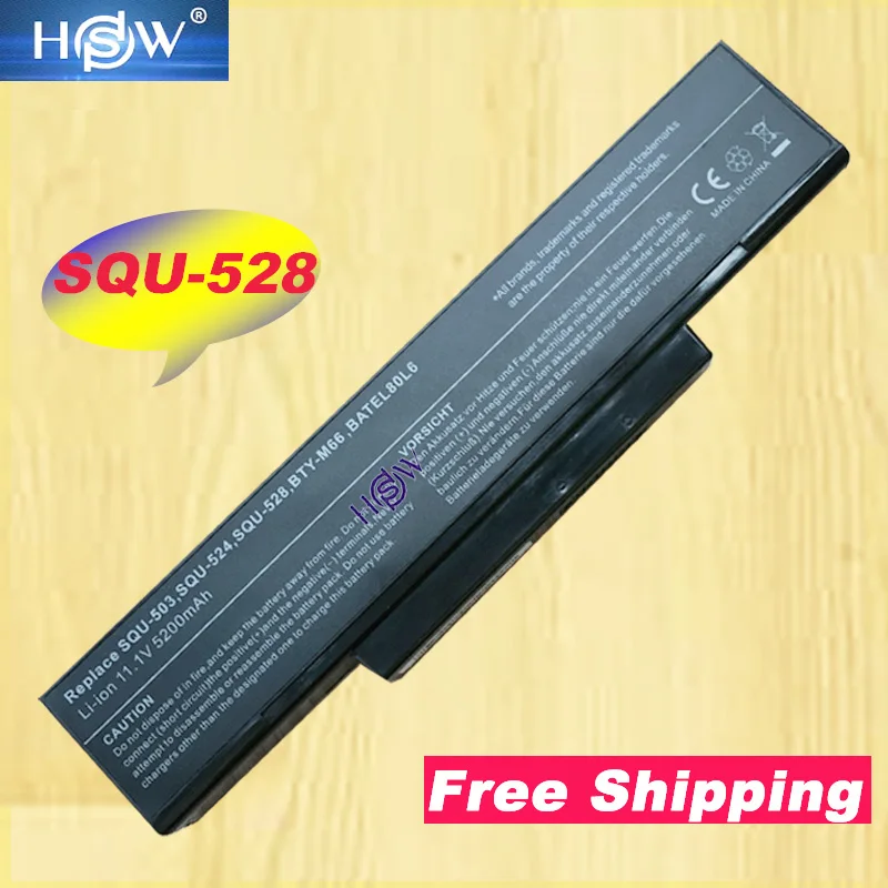 

HSW Laptop Battery For LG/Asus E500 EB500 ED500 M740BAT-6 M660BAT-6 M660NBAT-6 SQU-524 SQU-528 SQU-529 718 BTY-M66 M68