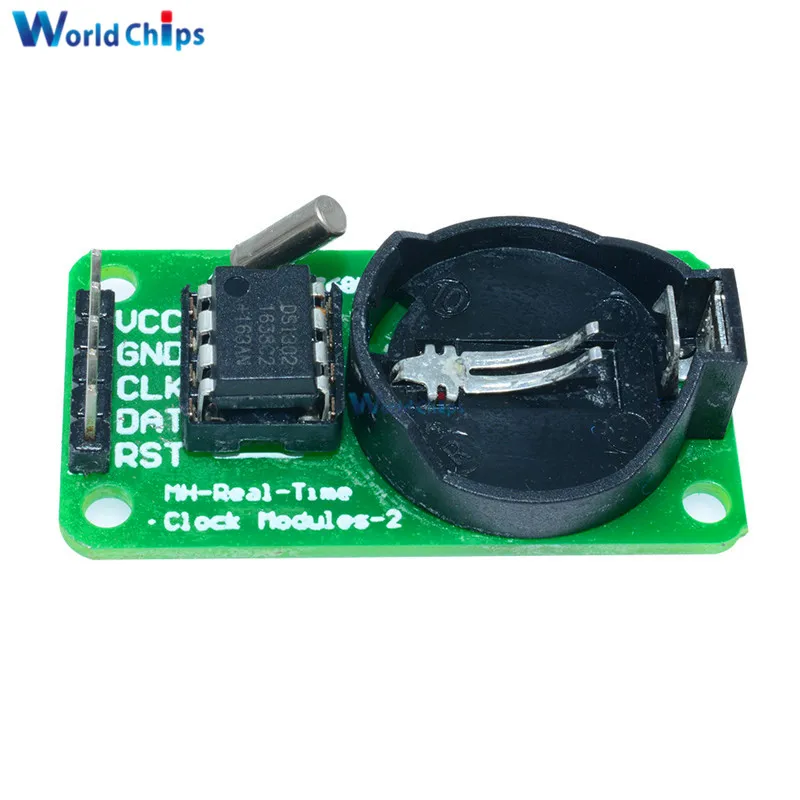 Модуль часов DS1302 в режиме реального времени 3 В 5 для Arduino UNO с CR2032 AVR ARM PIC SMD без