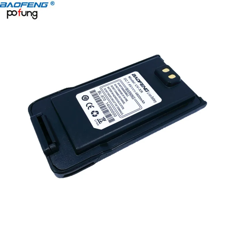 Original Baofeng UV-XR 4800mAh Spare Battery for Baofeng waterproof Walkie Talkie UV-XR Two Way Radio Battery
Original Baofeng UV-XR 4800mAh Spare Battery for Baofeng waterproof Walkie Talkie UV-XR Two Way Radio Battery