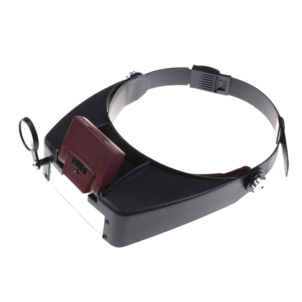 2 LED Light Headset 10 X Magnifier Head Magnifying Glass Lens Loupe with LED Light for Handcraft / Repairing
2 LED Light Headset 10 X Magnifier Head Magnifying Glass Lens Loupe with LED Light for Handcraft / Repairing