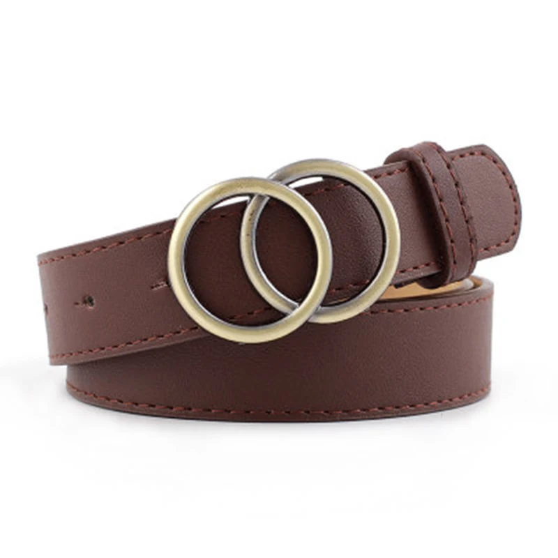 Soft Faux Leather Double Ring Buckle Lady Belt Decorative Casual Tighten All-Match Lightweight Long Belts for women Solid Holes
Soft Faux Leather Double Ring Buckle Lady Belt Decorative Casual Tighten All-Match Lightweight Long Belts for women Solid Holes