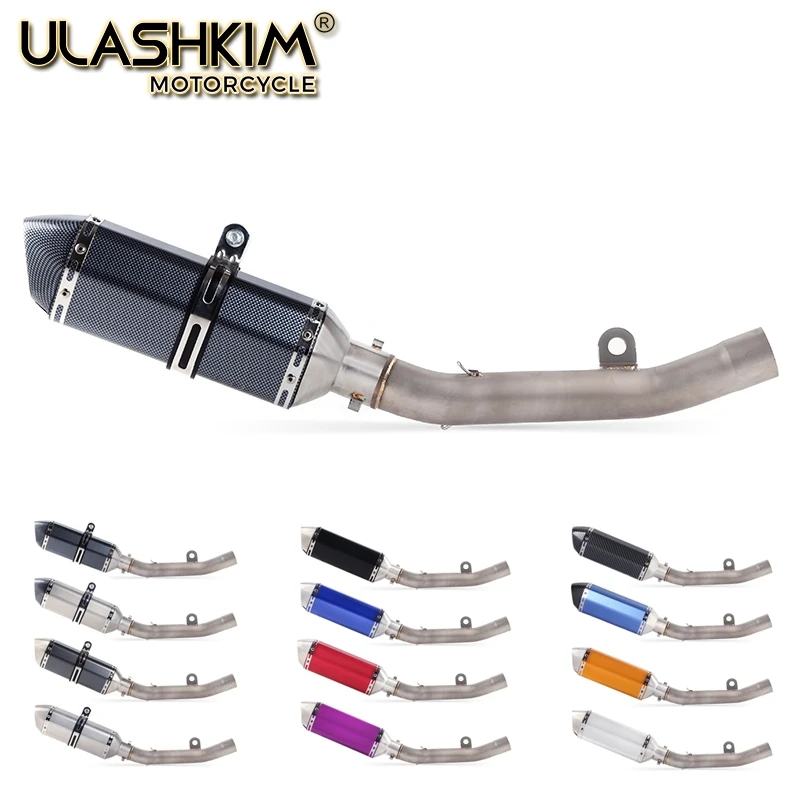 Motorcycle Full System Exhaust Muffler Modified Middle Link Pipe Slip On For kawasaki Z800 2013 2014 2015 2016
Motorcycle Full System Exhaust Muffler Modified Middle Link Pipe Slip On For kawasaki Z800 2013 2014 2015 2016