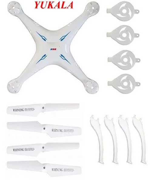 YUKALA X5SC X5SW RC Drone Quadcopter Spare Parts Main Body Cover + Propeller Blades+Landing Gear
YUKALA X5SC X5SW RC Drone Quadcopter Spare Parts Main Body Cover + Propeller Blades+Landing Gear