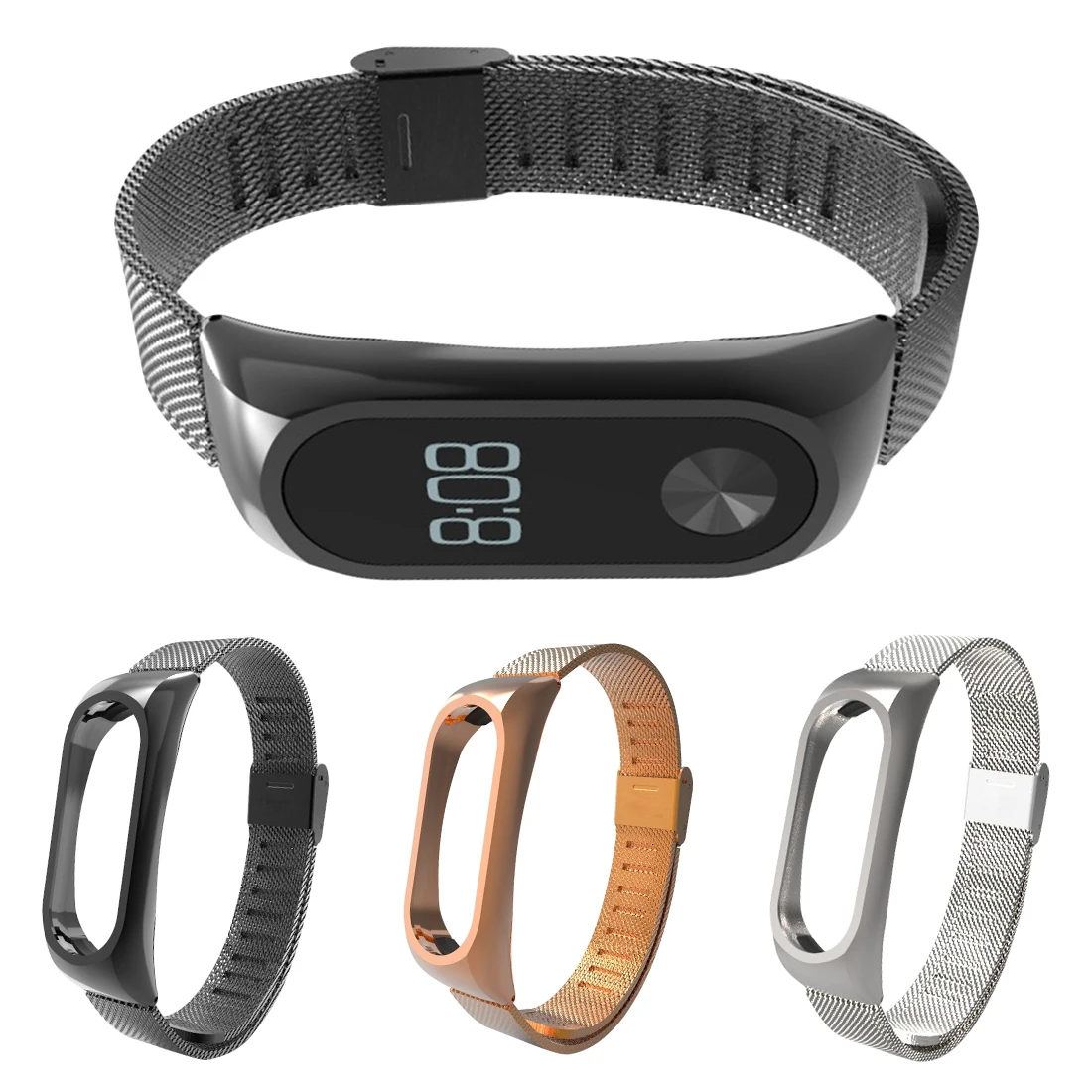 Новый Модный высококачественный ремешок для часов Xiaomi Mi Band 2 браслета наручных