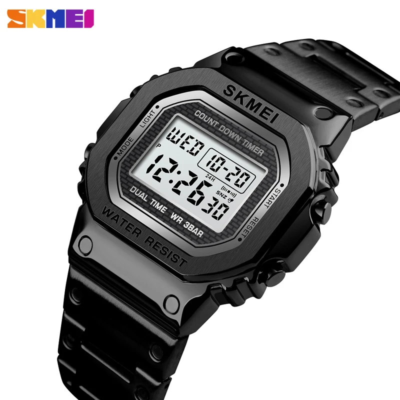 Top Brand SKMEI Waterproof Chronograph Countdown Digital Watch For Men Fashion Outdoor Sport Wristwatch Men's Watch Alarm Clock
Top Brand SKMEI Waterproof Chronograph Countdown Digital Watch For Men Fashion Outdoor Sport Wristwatch Men's Watch Alarm Clock