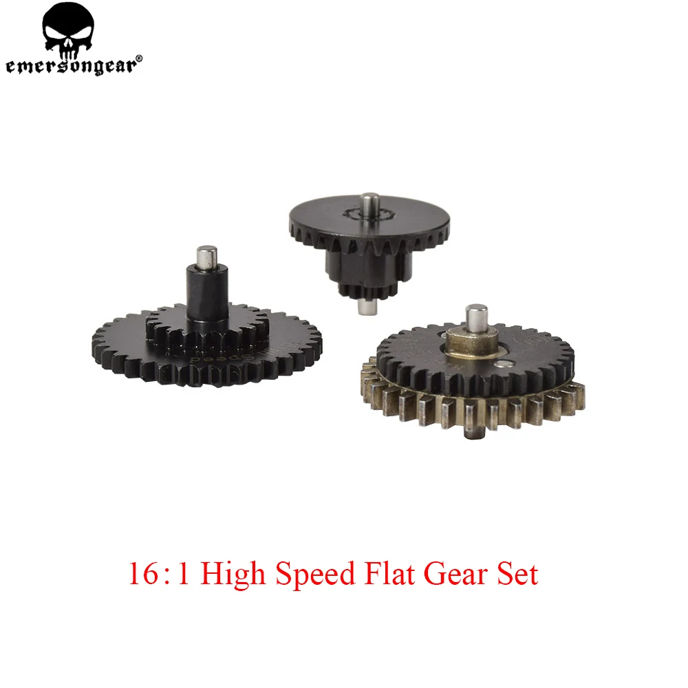 EMERSONGEAR 16: 1 High Speed Flat Gear Set High Speed Gear Set for Ver.2 / 3 Airsoft Gun Box Hunting Accessories BD1211
EMERSONGEAR 16: 1 High Speed Flat Gear Set High Speed Gear Set for Ver.2 / 3 Airsoft Gun Box Hunting Accessories BD1211