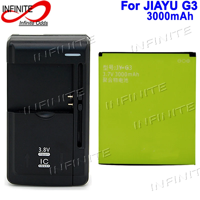 3000mAh JY-G3 For JIAYU G3 Battery + Universal Charger for JIAYU G3 G3S G3C Bateria Batterij AKKU Cargador Chargeur
3000mAh JY-G3 For JIAYU G3 Battery + Universal Charger for JIAYU G3 G3S G3C Bateria Batterij AKKU Cargador Chargeur